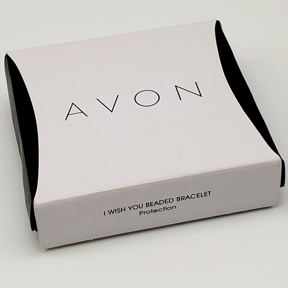 Avon Protection / I Wish You Beaded Bracelet - Purple Amethyst - Picture 4 of 4